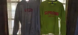 Crewneck Supreme Size L (Free Hoodie Supreme Size M)