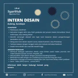 INTERN DESAIN (GRAFIS) PAID INTERNSHIP