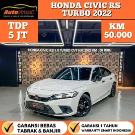 [ TDP 5 JUTA ] HONDA CIVIC 1.5 RS TURBO CVT A/T NIK.2022