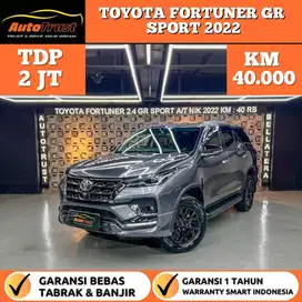 [CASH/KREDIT] TOYOTA FORTUNER 2.4 GR SPORT 4X2 A/T NIK.2022