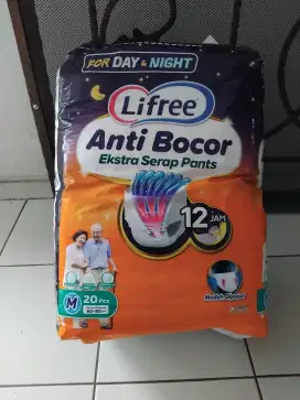 Pampers Dewasa Lifree M-20pcs. Harga 2 buah Rp.230.000