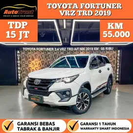 [ TDP 15 JUTA ] TOYOTA FORTUNER 2.4 VRZ TRD 4X2 SOLAR A/T NIK.2019