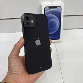 iPhone 12 128GB Fullset second resmi Black