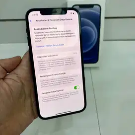 iPhone 12 128GB Fullset second resmi Black