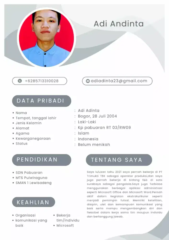Cari lowongan kerja