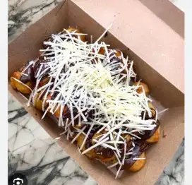 Pisang kembung toping keju