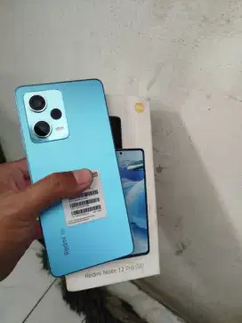 Xiaomi Note 12 Pro 5G 8+4/256 like new resmi lngkp ori TT masuk