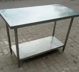 Meja 2 Susun Stainless