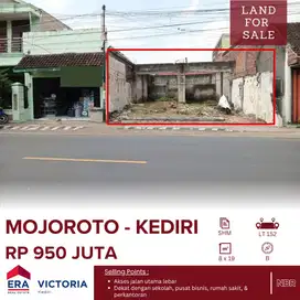 Tanah DIJUAL di Mojoroto Kota Kediri Akses Jalan Utama Lebar