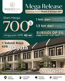 Rumah Dekat Pakuwon City Cicilan 4 Jutaan