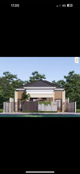 Dijual rumah baru progress sudah mau jadi mewah harga murah