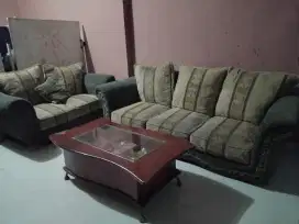 1 set sofa tamu dan meja