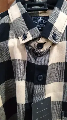 Kemeja flanel pria kotak