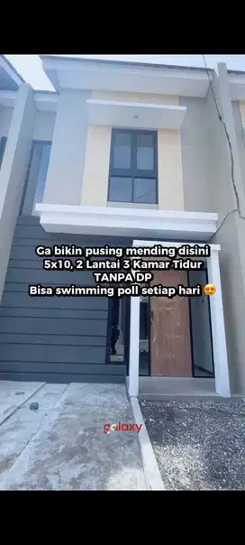RUMAH MURAH LEBAR 6 M DEKAT SURABAYA