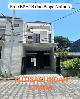 Penawaran khusus Jual rumah baru Kutisari Indah Utara jalan utama