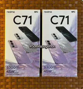Realme C71 Ram 4+4/128 Gb Baru segel box Garansi Resmi 1 Tahun