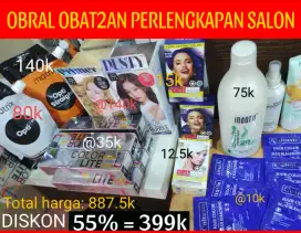OBRAL 55% TUTUP TOKO OBAT2 PERLENGKAPAN SALON