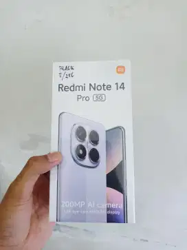 Xiaomi Redmi note 14 pro 5G 8/256 baru resmi murah
