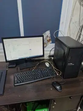 PC SIAP PAKAI + MONITOR LG 20 + | i3 + SSD | Cocok Kantor / Sekolah