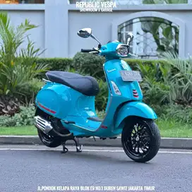 PIAGGIO VESPA SPRINT S 150 IGET ABS LED Tahun 2022 WARNA BLUE AUDACE