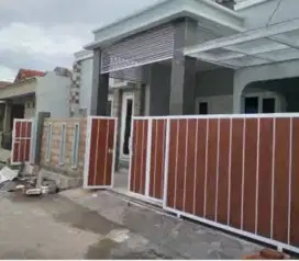 Pagar balkon kaca stainless @12