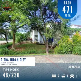 Rumah Bagus murah tanah luas hoek di citra indah city