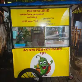 Gerobak Roti Bakar dan Ayam Penyet