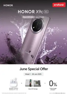 HONOR X 9c Free Gife Earbuds X7 Lite