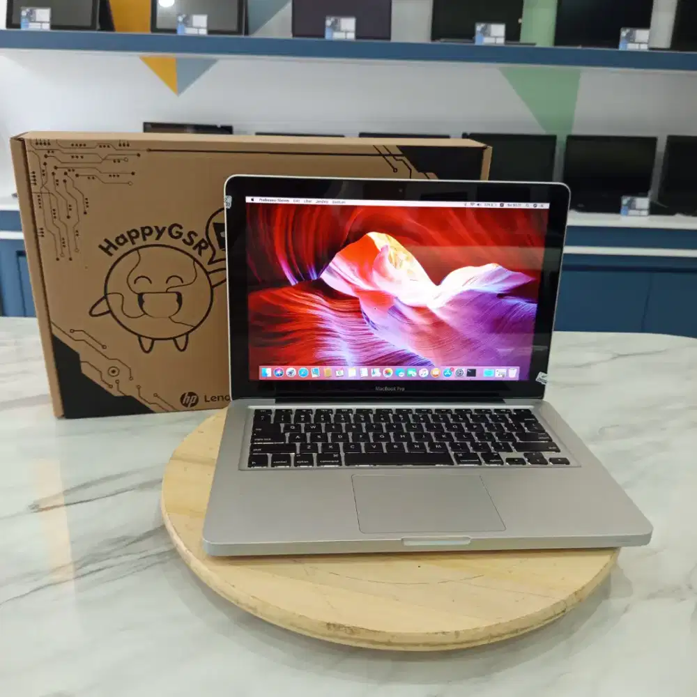 (Mb03) Laptop MACBOOK i5 SSD256GB SIAP PAKAI GARANSI FREE TAS