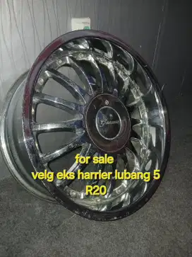 Velg R20 eks toyota harrier lubang 5