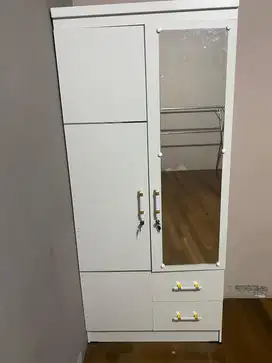 Lemari Pakaianan Baju 2 Pintu