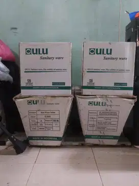 Kloset Duduk Oulu C633 Dual Flush AS 25Cm White Barang Baru Stok Lama