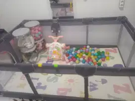 Playpen set karpet dan bola 120x180