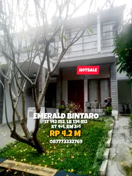 16550//Jual cepat rumah murah Emerald Bintaro siap huni stok terbatas