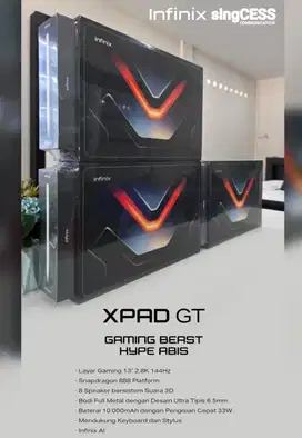 TABLET INFINIX XPAD GT 8/256 garansi resmi baru dan sgel