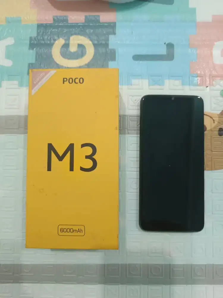 Poco m3 4/64 warna hitam