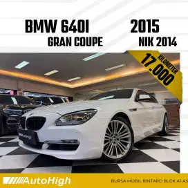 DP10% [Km17.000] 640i Gran Coupe 2014 White Reg 2015 #AUTOHIGH