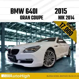 DP10% [Km17.000] 640i Gran Coupe 2014 White Reg 2015 #AUTOHIGH
