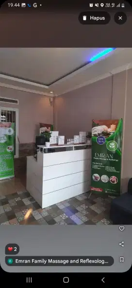 Takeover Usaha Family Massage dan Warkop. Jual rugi.