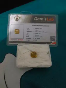 Natural Yellow Citrin Mewah