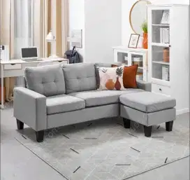 Sofa Albris Sudut Fabric Kredit Murah DP Mulai 0