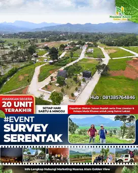 TANAH KAVLING DIKELILINGI GUNUNG