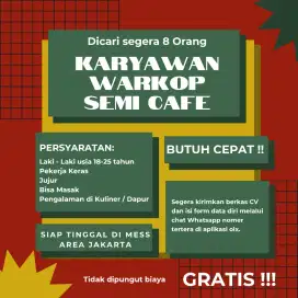 Loker warkop semi cafe