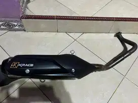 Knalpot krace PCX 150 + dus, free stiker krace