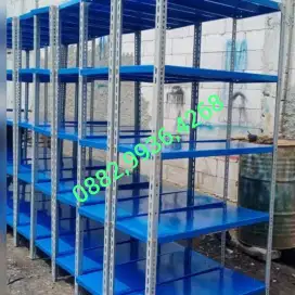 RAK BESI SIKU LUBANG SIAP KIRIM DAN COD