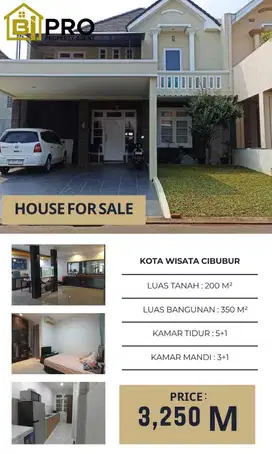 Kota Wisata dalam cluster Full Renovasi Siap Huni*