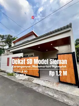 Rumah Baru dekat SD Model semi Furnished