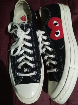 SEPATU CONVERSE CDG PLAY LOVE ORIGINAL
