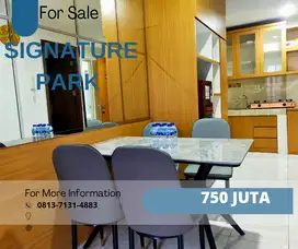 Dijual Apartemen Signature Park Tebet 2BR Lantai tinggi - sertifikat