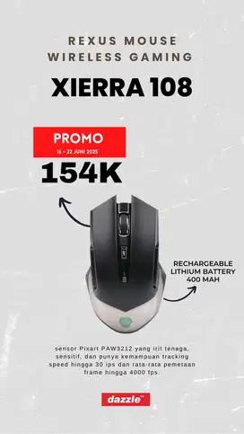 Mouse gaming rexus RX108